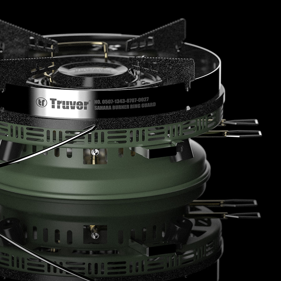 트루버 사하라프로 강염버너로 캠핑도 세련되게!