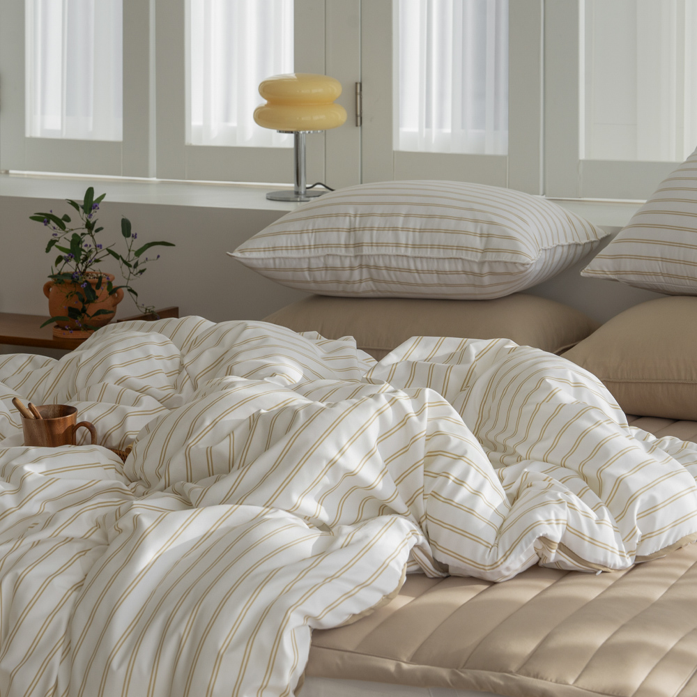 차렵이불 부드러운 카스테라 워싱 사계절용 항균 옥수수솜 침구 SS