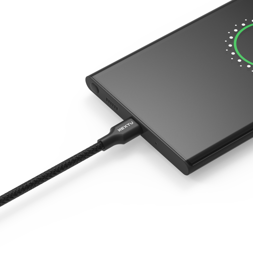 넥스트유 케루디 A To C 타입 18W 고속 충전 케이블 0.3m, 1개