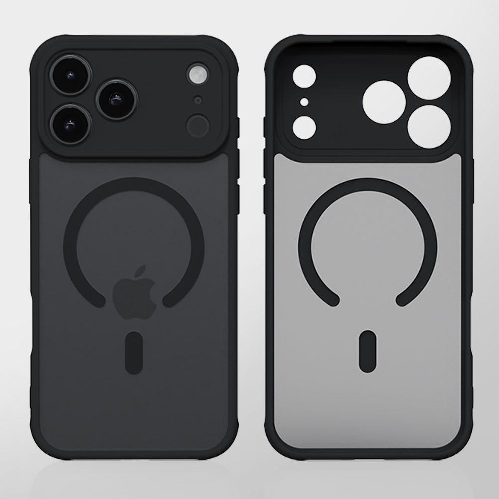 디랩 하이쉴드 맥세이프 케이스 풀커버 범퍼 블랙, 아이폰17 프로