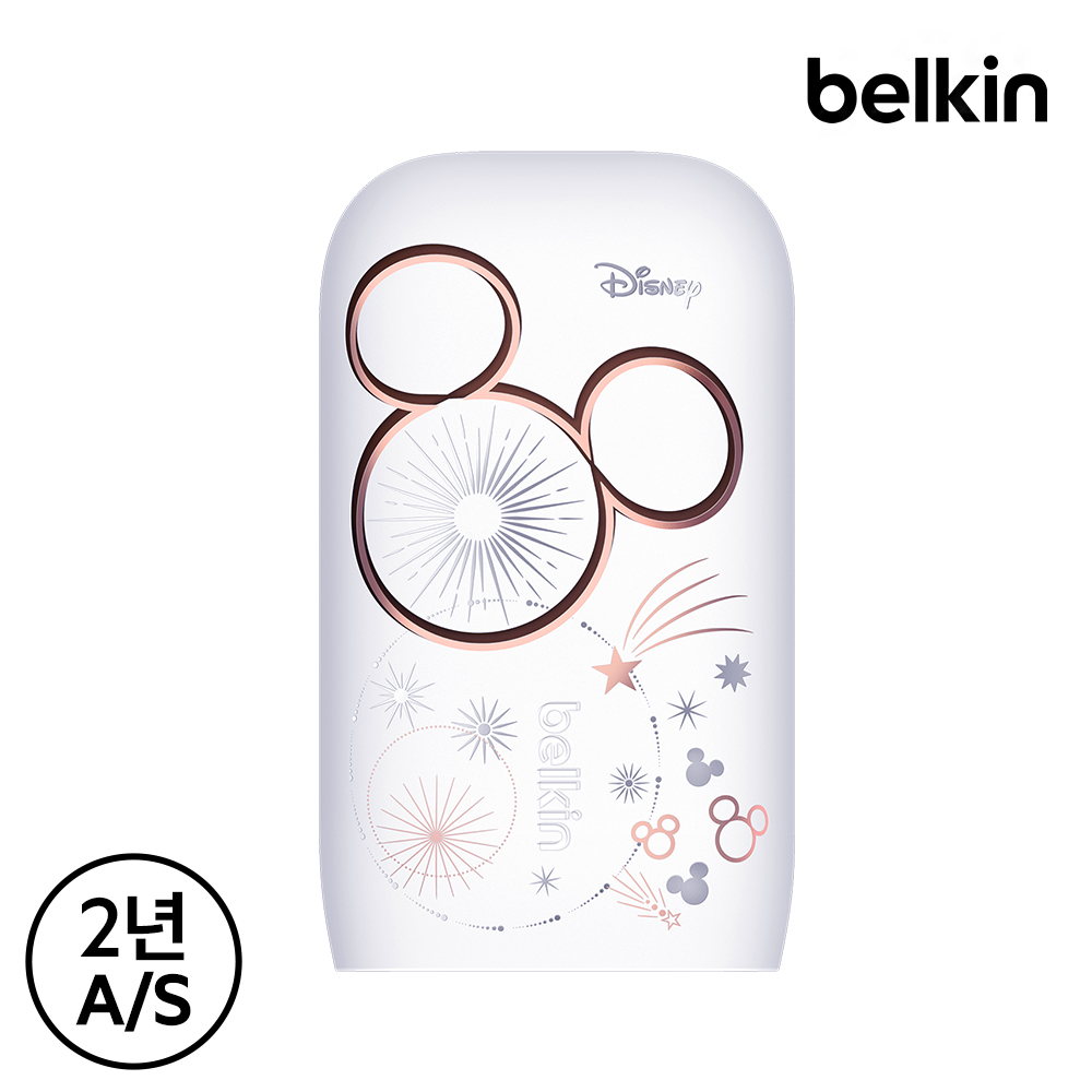 벨킨 디즈니 스타 미키 67W 3포트 PPS C타입 고속 충전기 WCC002DY
