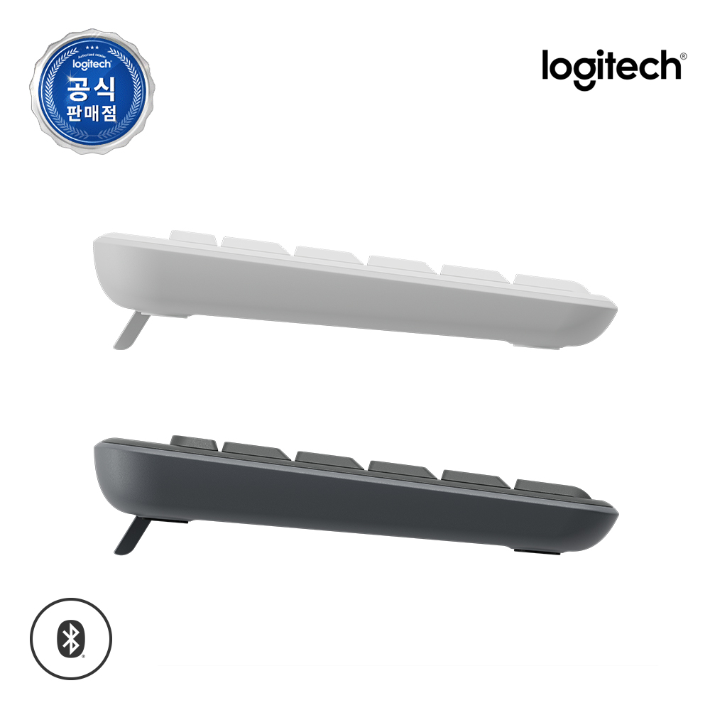 [N배송] 로지텍코리아 공식 MK250 콤보 수신기미포함 무선 키보드마우스 세트 오프화이트, 멤브레인