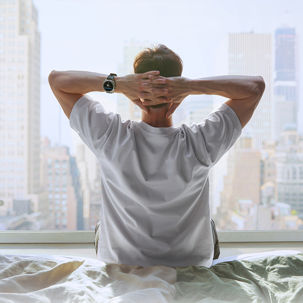 삼성 갤럭시 워치8 강화유리 2매 패키지 그라파이트, 44mm, 블루투스