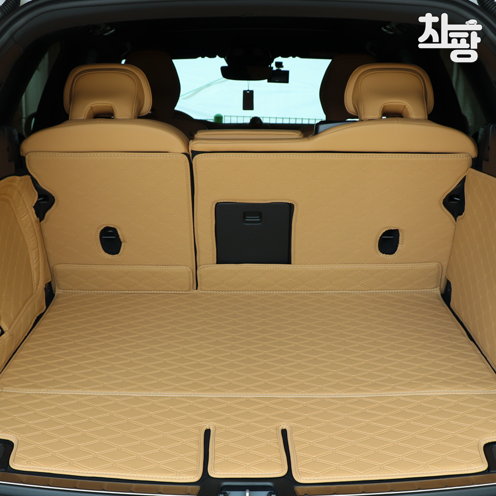 차팡 트렁크매트 쏘렌토 MQ4 SUV 차박매트 풀커버 6인승 페리호환 스피커무 도어LED무