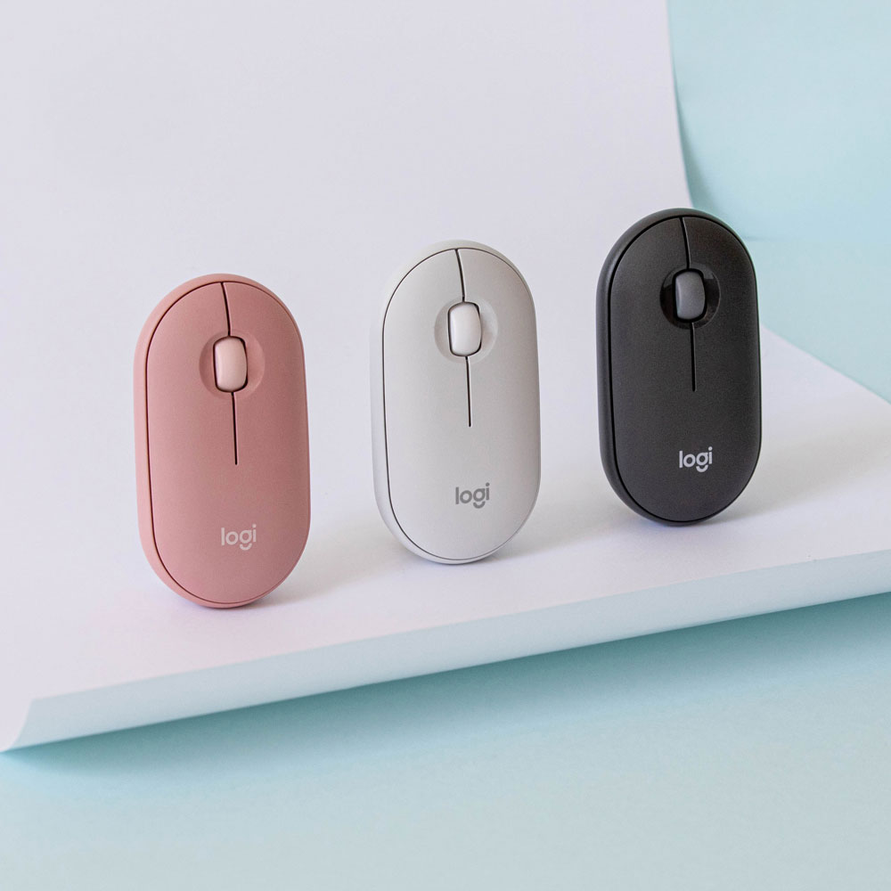 [수신기 미포함] 로지텍코리아 공식 Pebble M350s 블루투스 무선 마우스 스모키 블랙