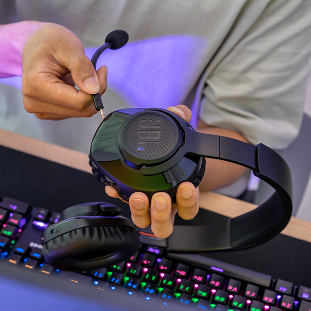 삼성공식파트너 JBL QUANTUM 350 퀀텀 무선 게이밍 헤드셋 블랙