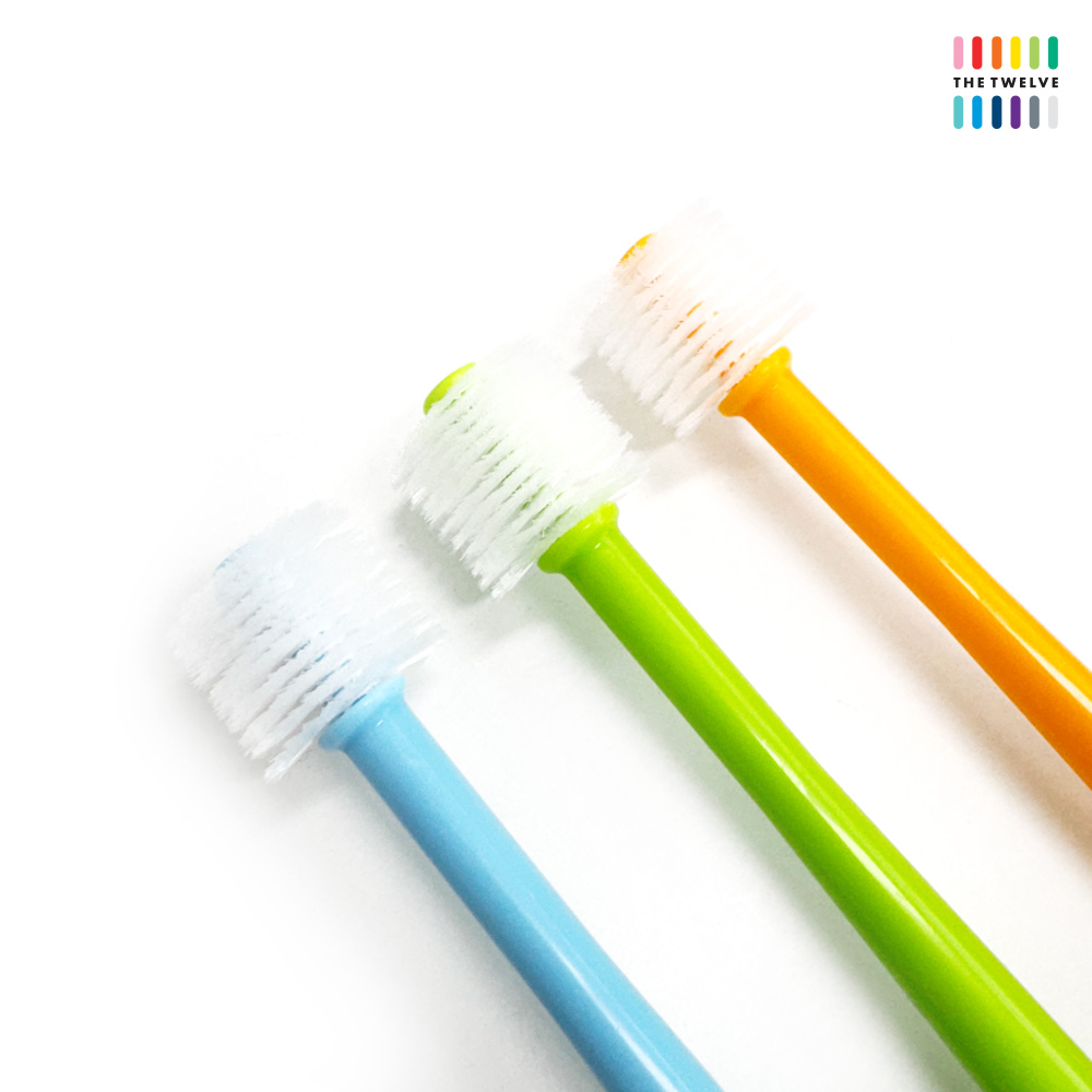 더트웰브 360도 유아 칫솔 3개입 키즈 어린이