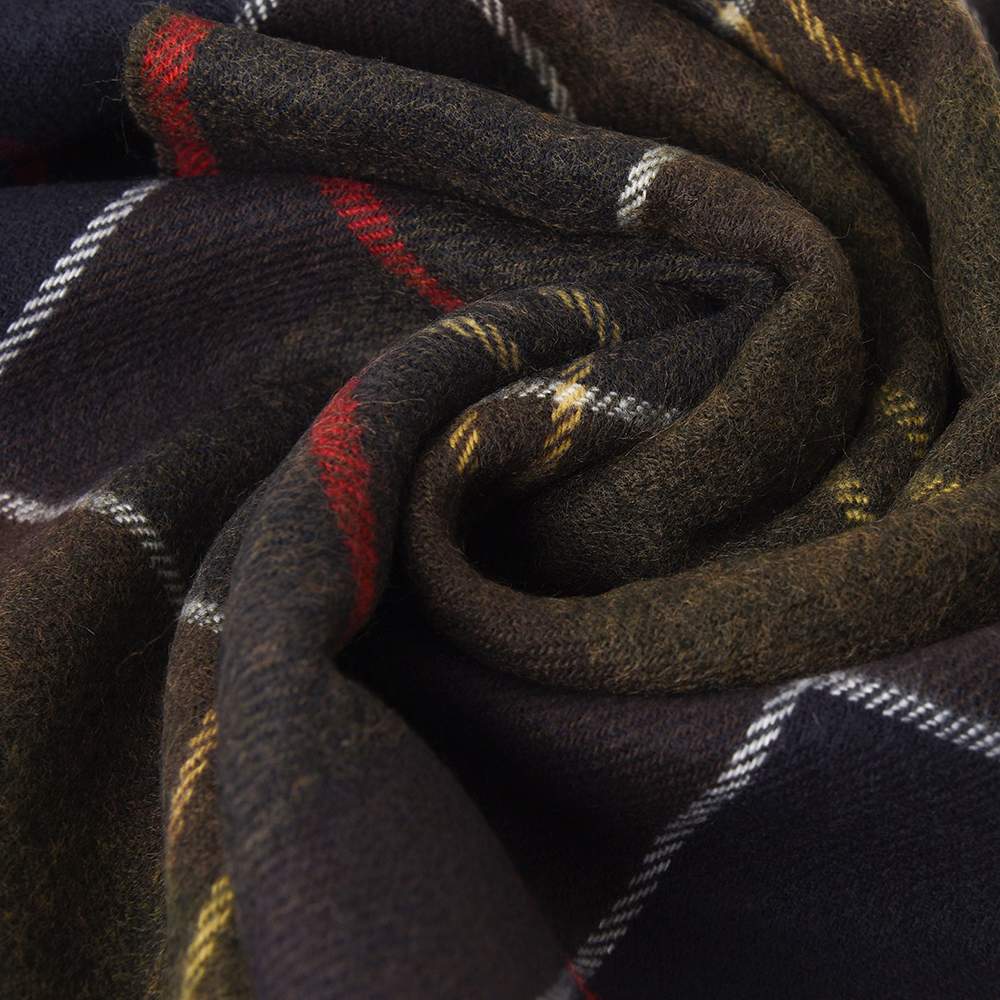 바버 타탄 체크 머플러 목도리 스카프 숄