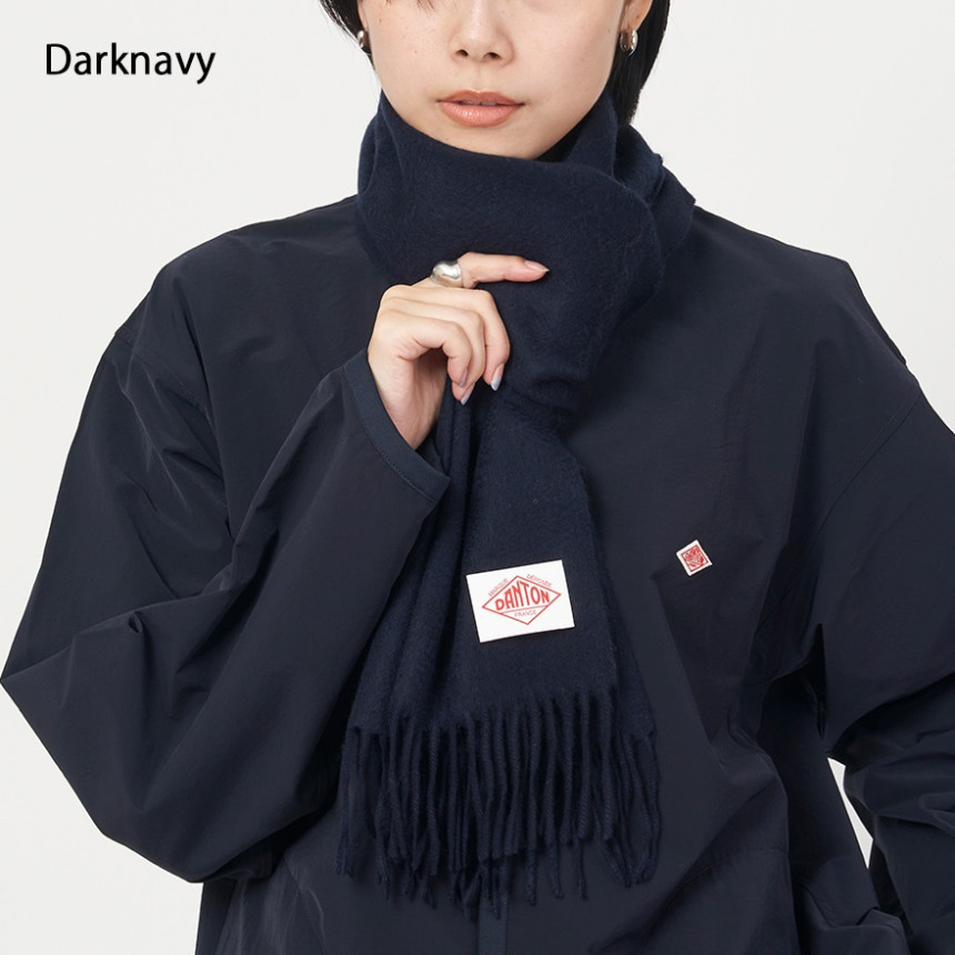 단톤 DANTON 로고 목도리 머플러 일본 직구 7색