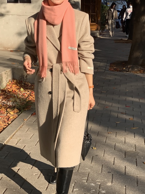 에버 겨울 남여공용 커플 수술 머플러 목도리 (15color)