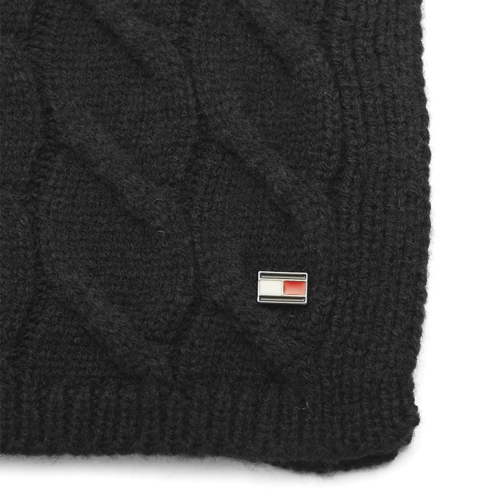 타미힐피거 케이블 꽈배기 머플러 목도리 니트 스카프