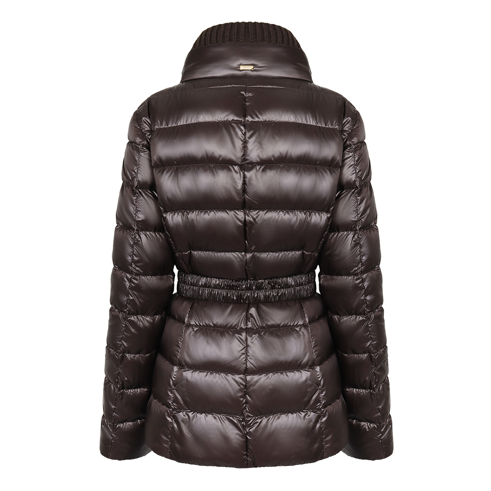 에르노 여성 브라운 퀼팅 벨트 패딩 자켓 PI0485DICM0312017Z 8800