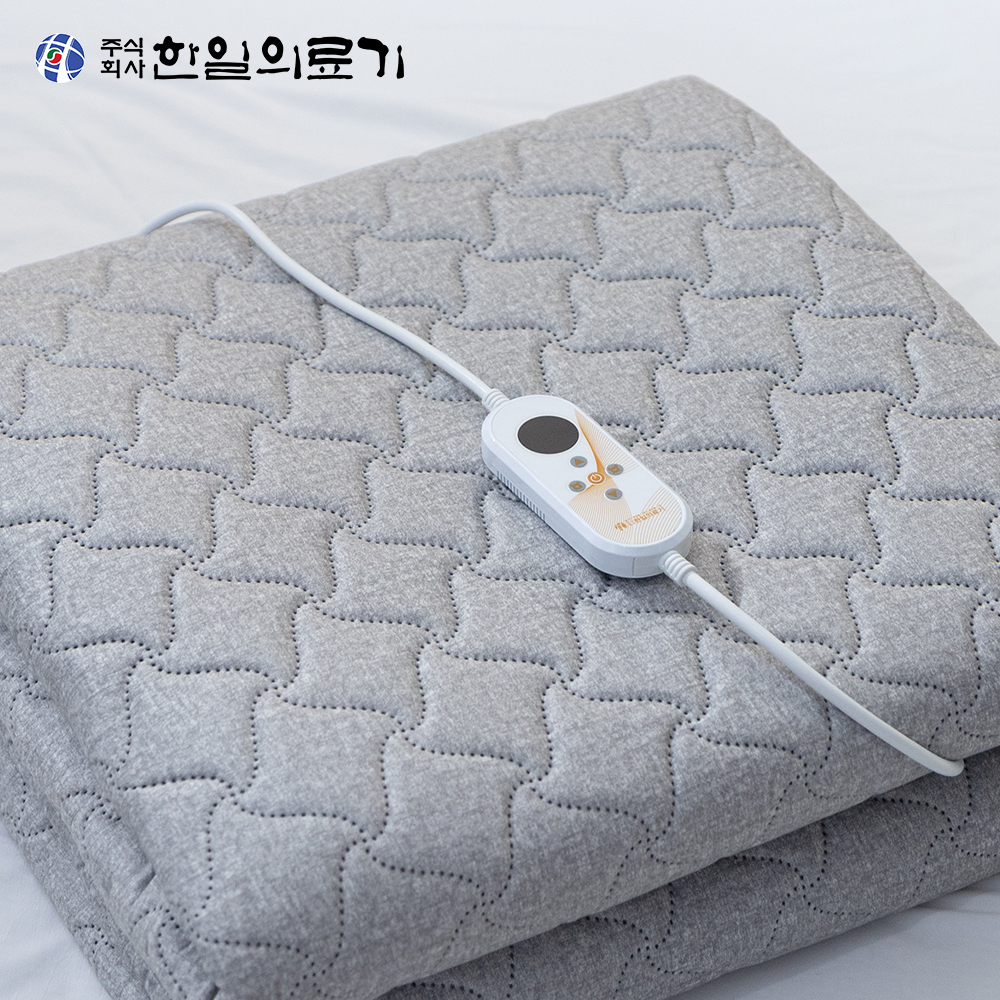 한일의료기 전기방석 쇼파 전기매트 온열 쇼파용 소파 탄소 장판 플라밍 그레이 3단 방석