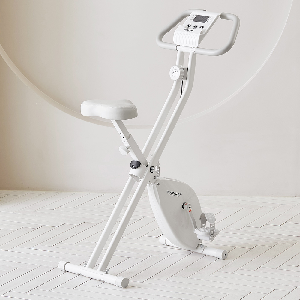 엑사이더 실내자전거 CF-918B 접이식 기본형 헬스 바이크 사이클 실내용 싸이클
