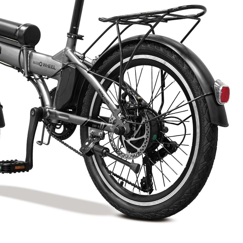 나노휠 라인D 접이식 면허필요없는 전동 전기자전거 36V 8Ah