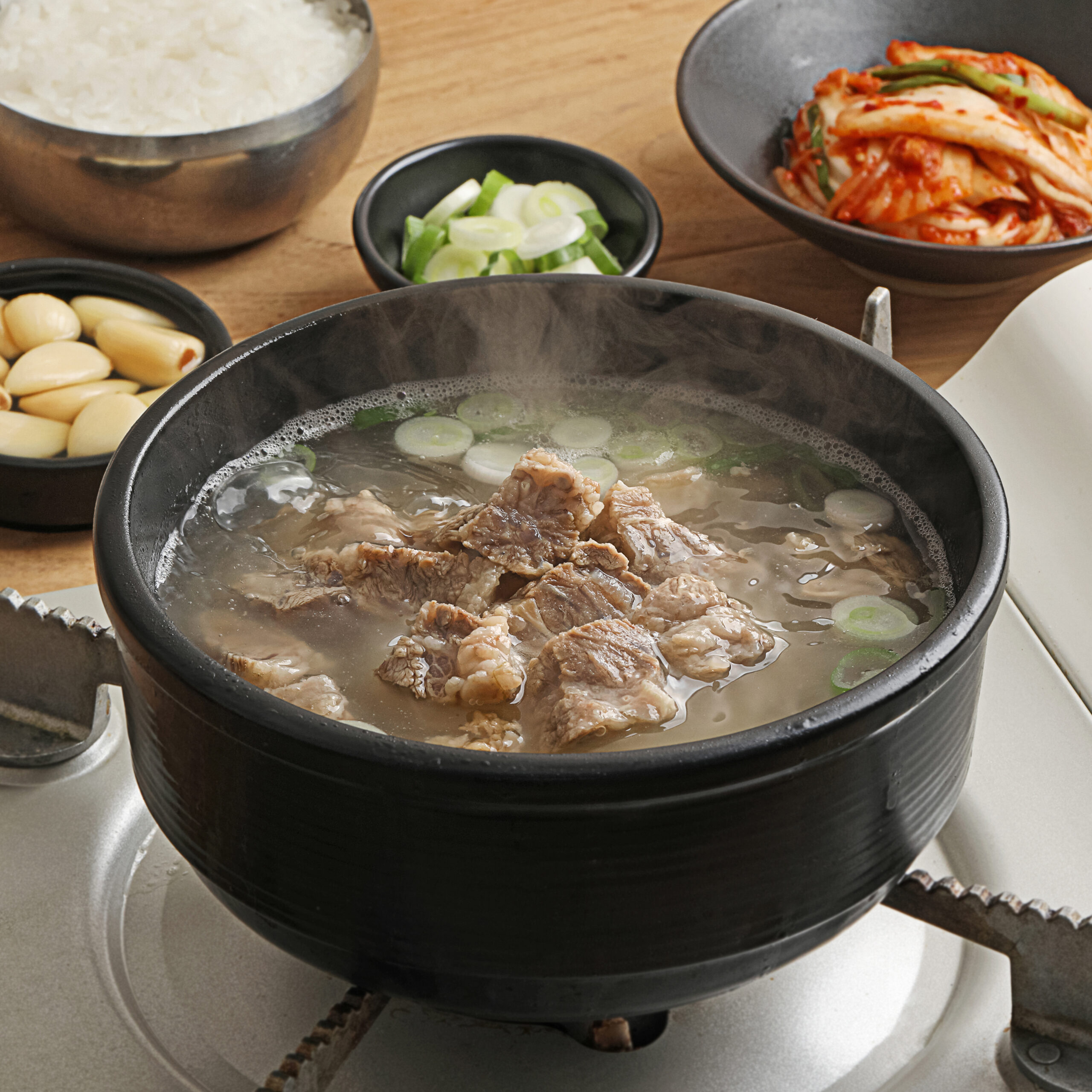 극소수 순살 소 갈비탕 1팩 뼈없는 보양식 맑은 사골 밀키트 간편조리 국밥 우사골