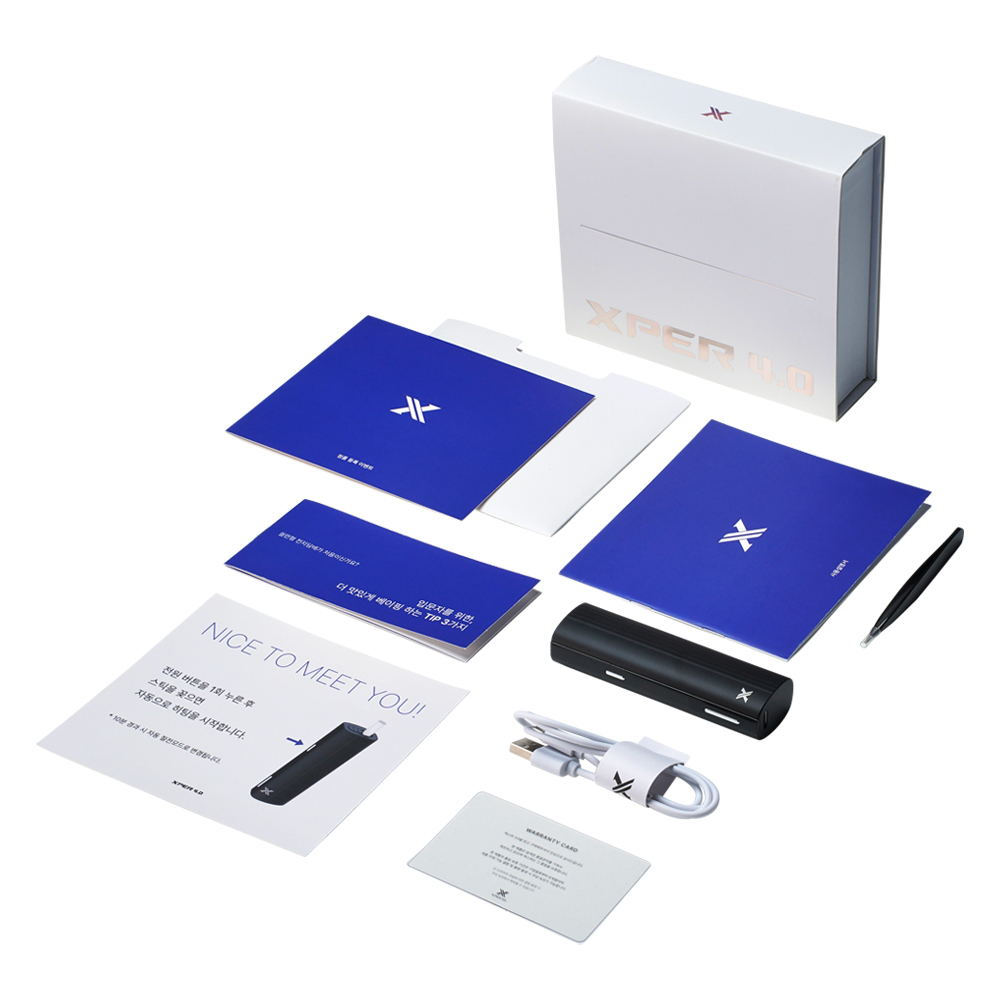 궐련형 전자담배 기계 차이코스 엑스퍼 4.0 인덕션 테리아 권렬형 전담