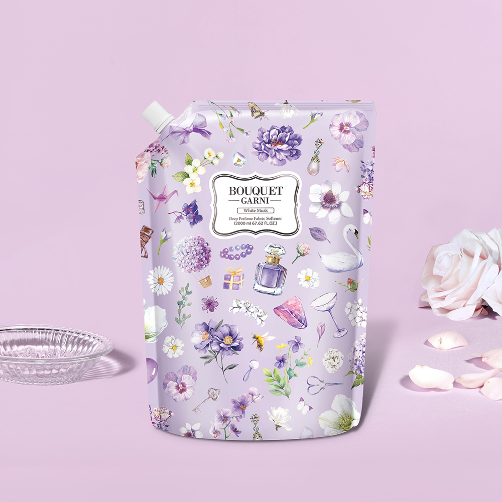 집안 곳곳에 상쾌함을 더하는 부케가르니 섬유유연제, 대용량으로 편리하게 사용하세요!