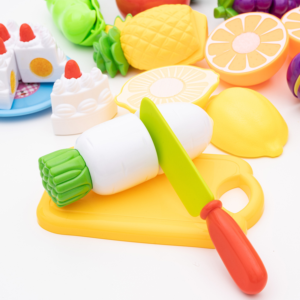 플레이맥스 NEW 야채 과일자르기 38종 + 까기 2종 주방놀이 소꿉놀이 세트