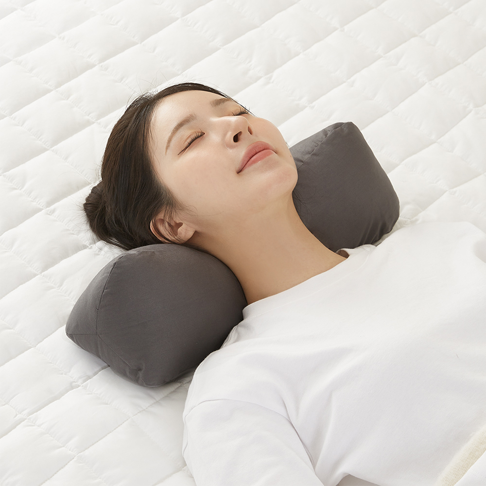 집앤콕 베개 일자목 거북목 목디스크 솜 경추베개