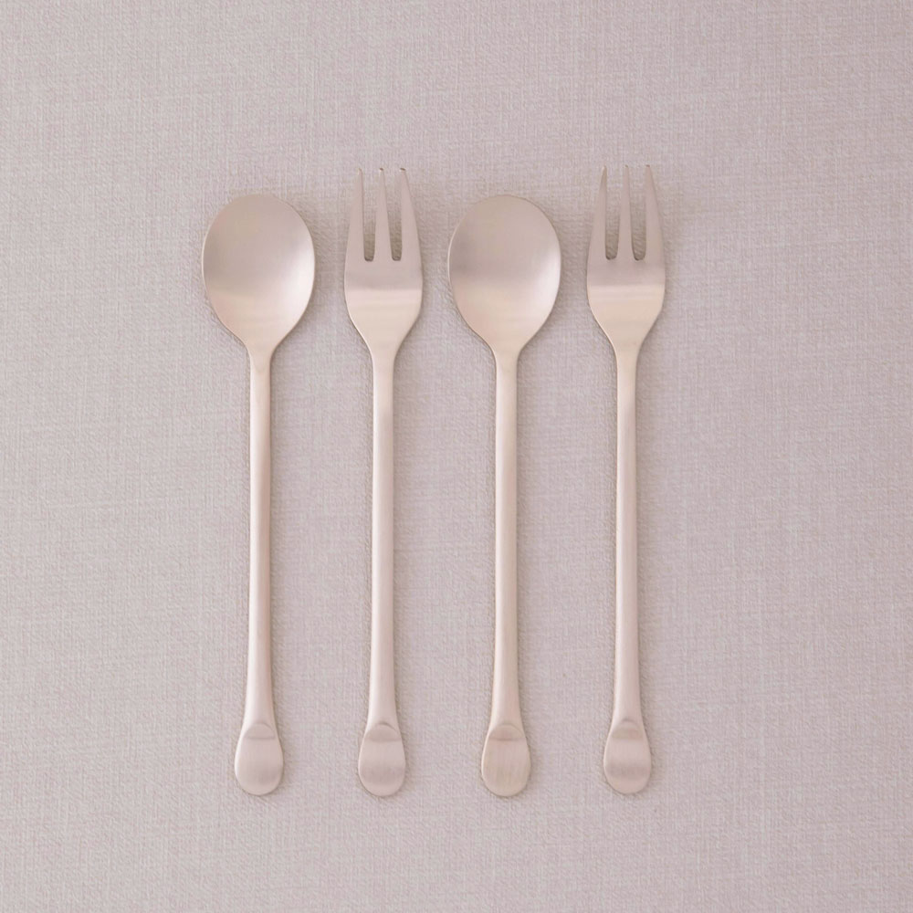 가족과 특별한 날, 고급 방짜 유기 티스푼과 포크 세트로 소중한 순간을 더하세요