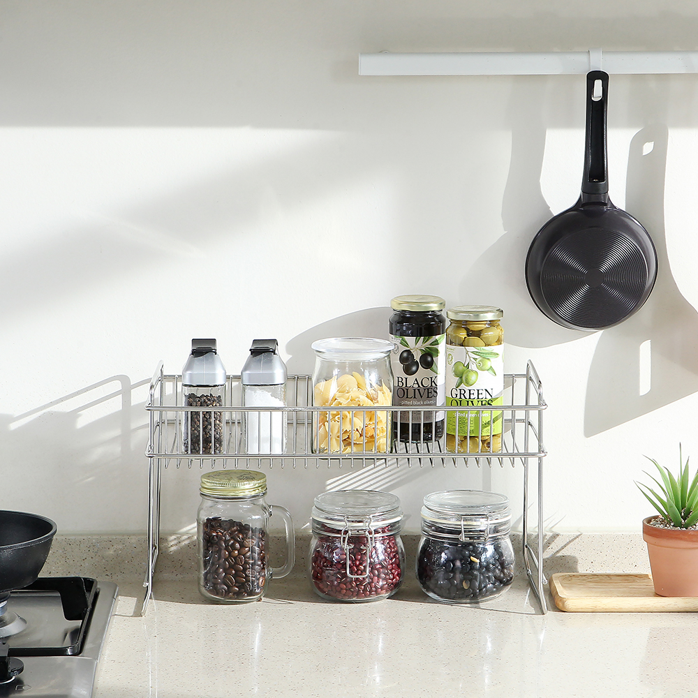 주방 정리의 필수템! 깔끔하게 물빠짐 되는 2단 식기건조대 추천