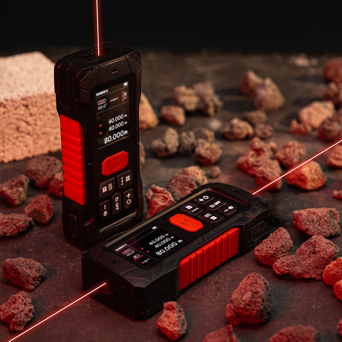 일상에서 유용하게 쓸 수 있는 양방향 레이저 거리 측정기, SABER X 소개