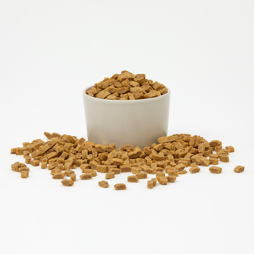 강아지에게 딱 맞는 부드럽고 맛있는 사료, 황태와 연어가 가득한 3kg 한 팩