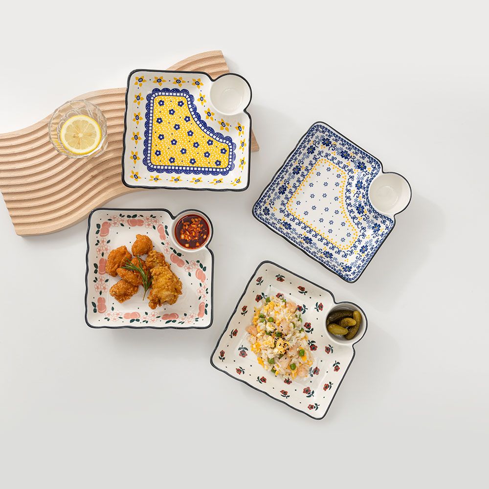 폴란드 스타일 도자기 만두접시, 집들이 선물로 딱 좋아요!