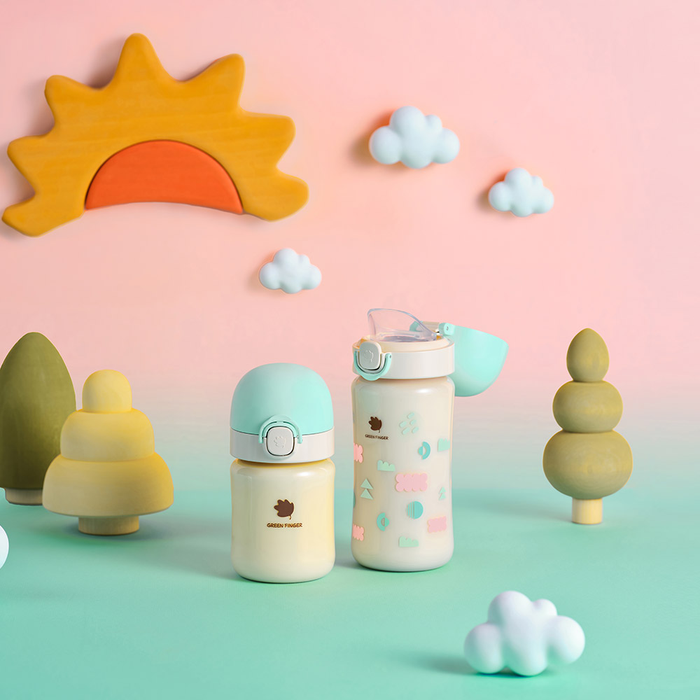 그린핑거 베베그로우 원터치캡 빨대컵 160ml / 280ml 외 텀블러