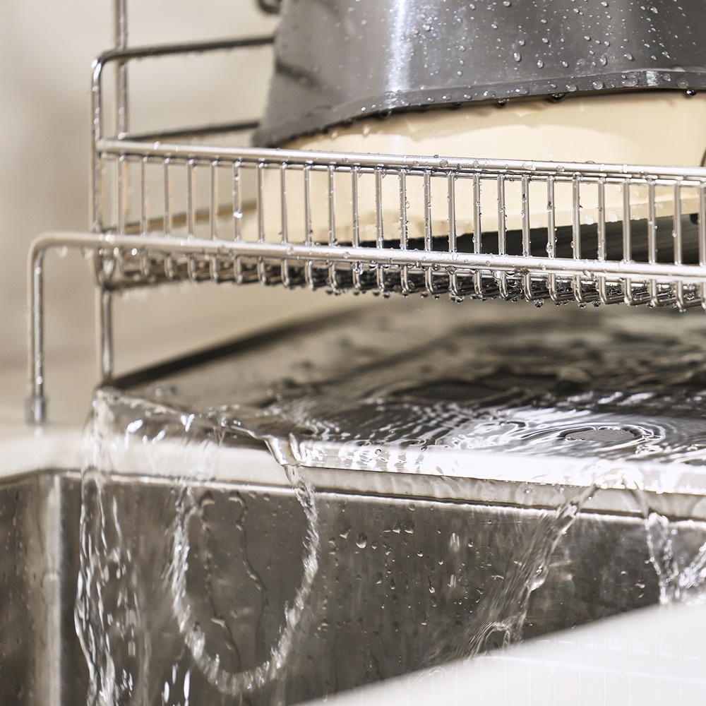 공감스토어 확장형 식기건조대 올스텐304 자동 물빠짐 대용량 서랍형 그릇정리대 3단 풀세트