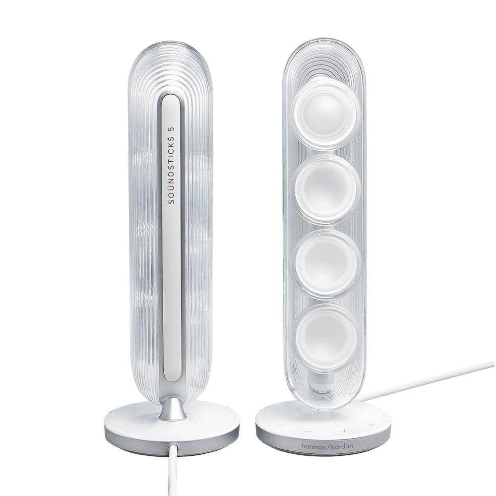 삼성전자 하만카돈 사운드스틱5 투명 디자인 블루투스 스피커 TV 홈오디오 화이트