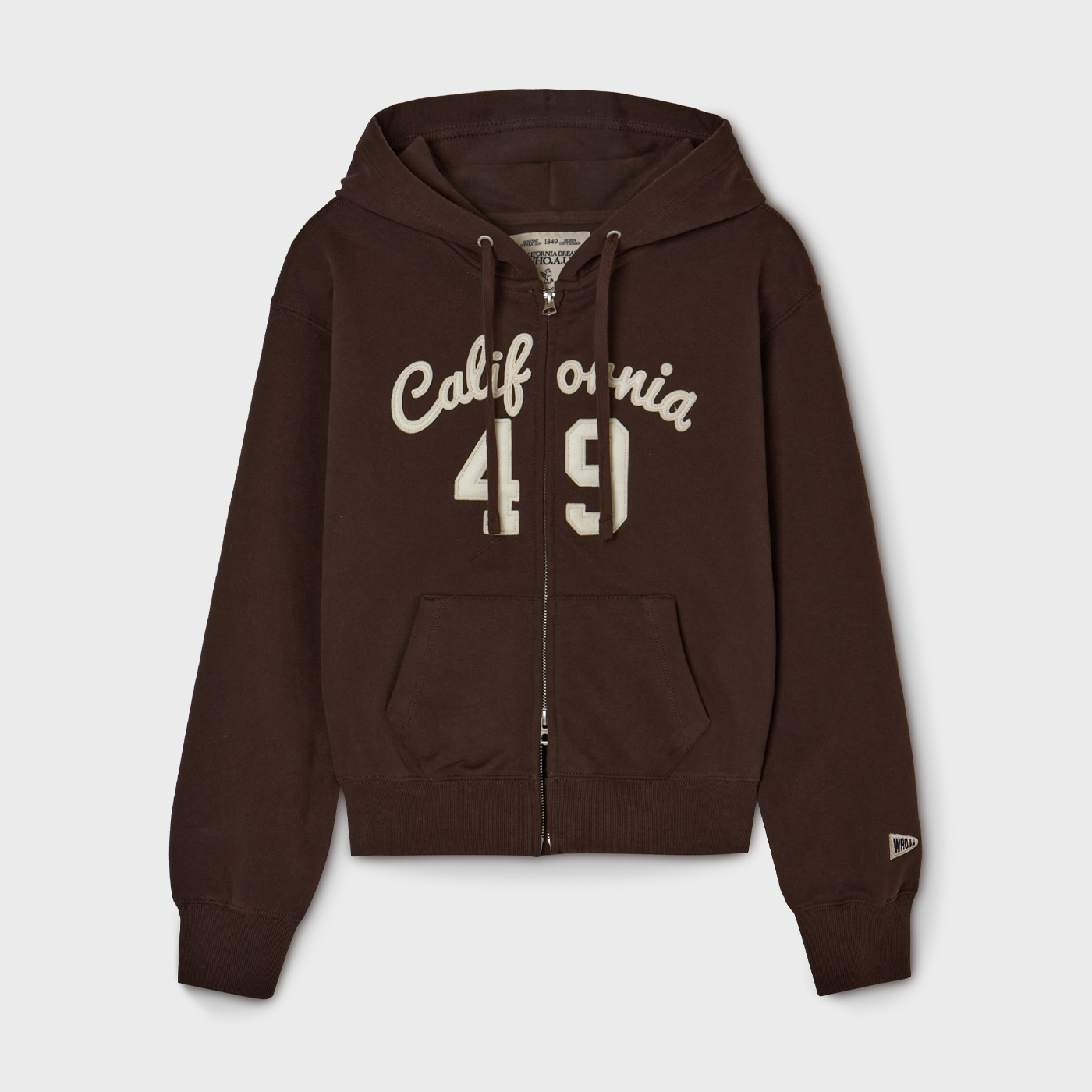 [후아유] 패치 크롭 후드집업(여성) / WHMZG1111F