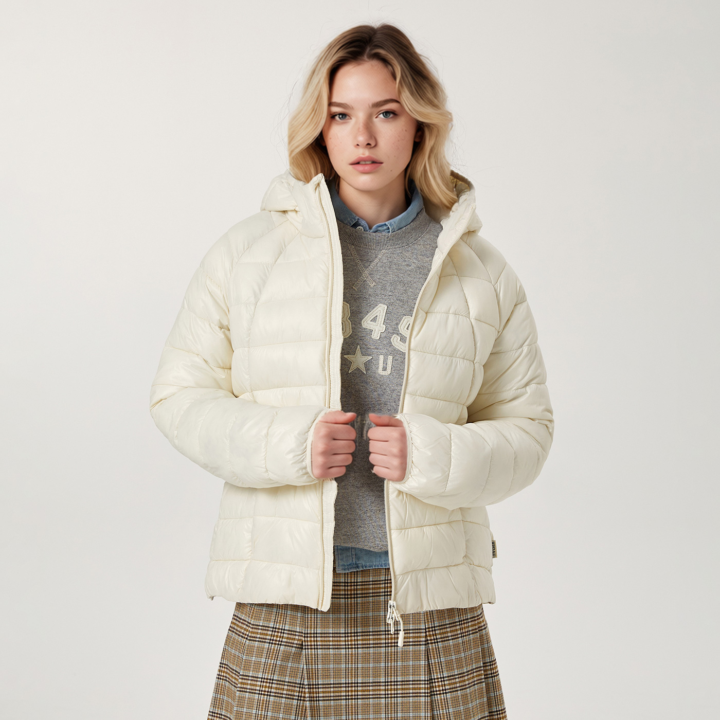 [후아유] 라이트 후디드 자켓(여성) / WHJPG1191F