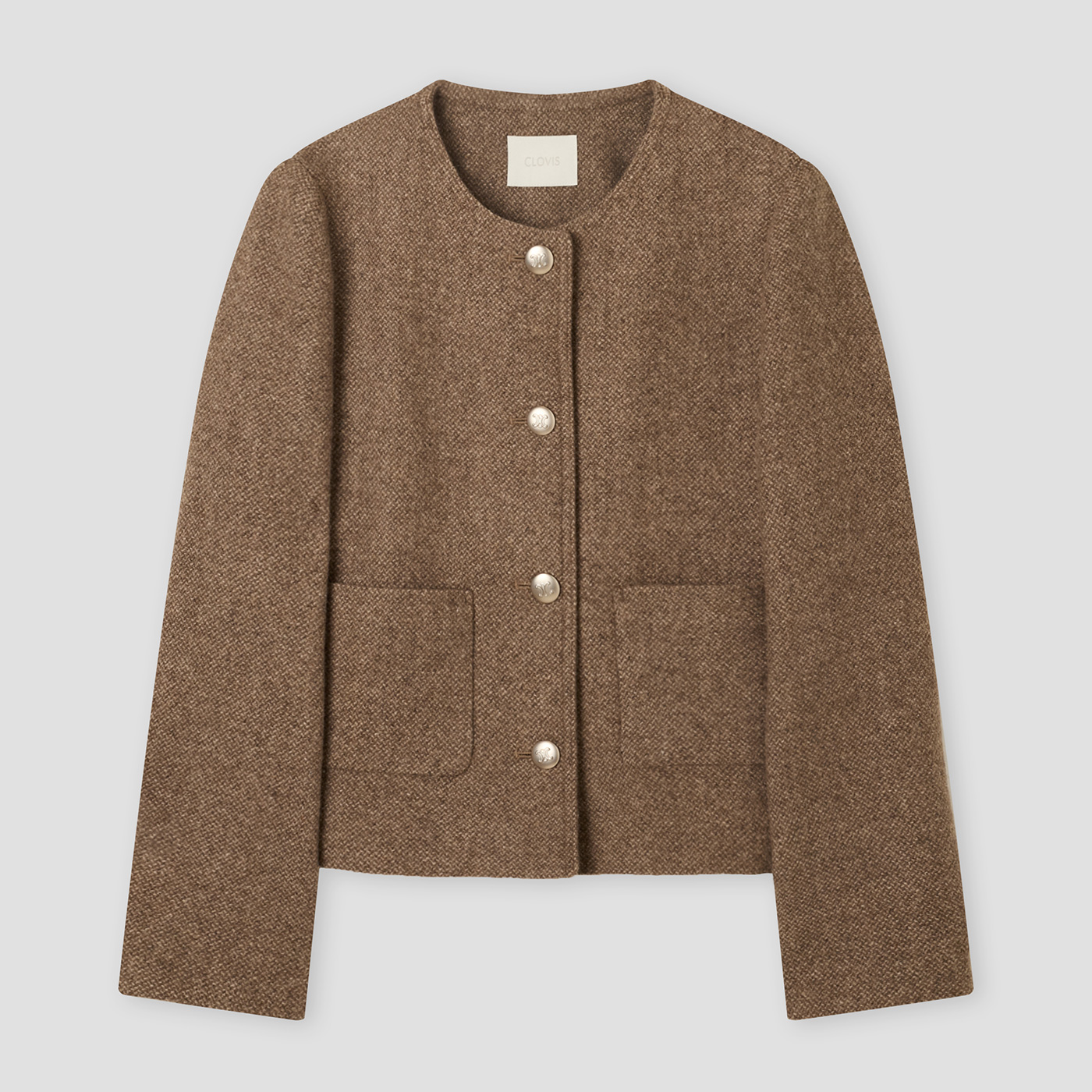 [클라비스] 베이직 R넥 자켓_CVJKG1202M