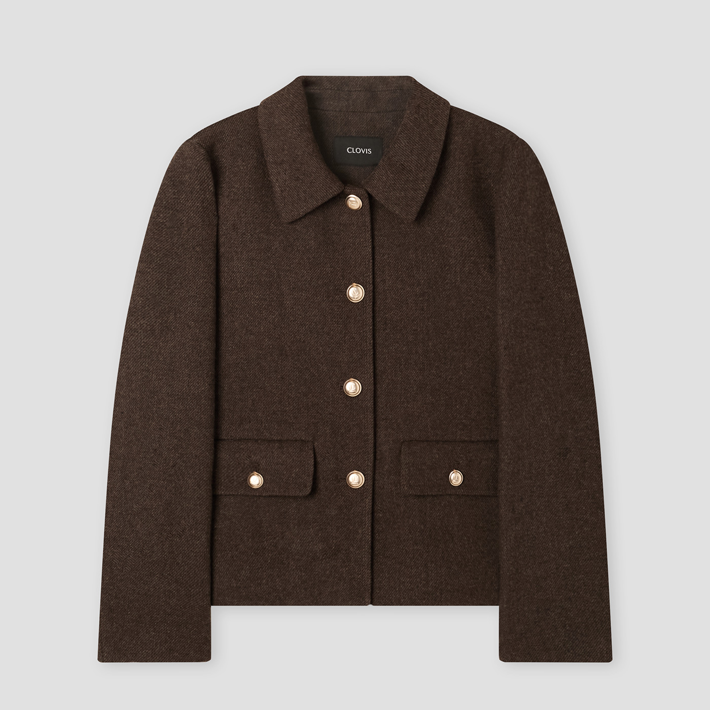 [클라비스] 도톰 카라형 자켓_CVJKG1203M