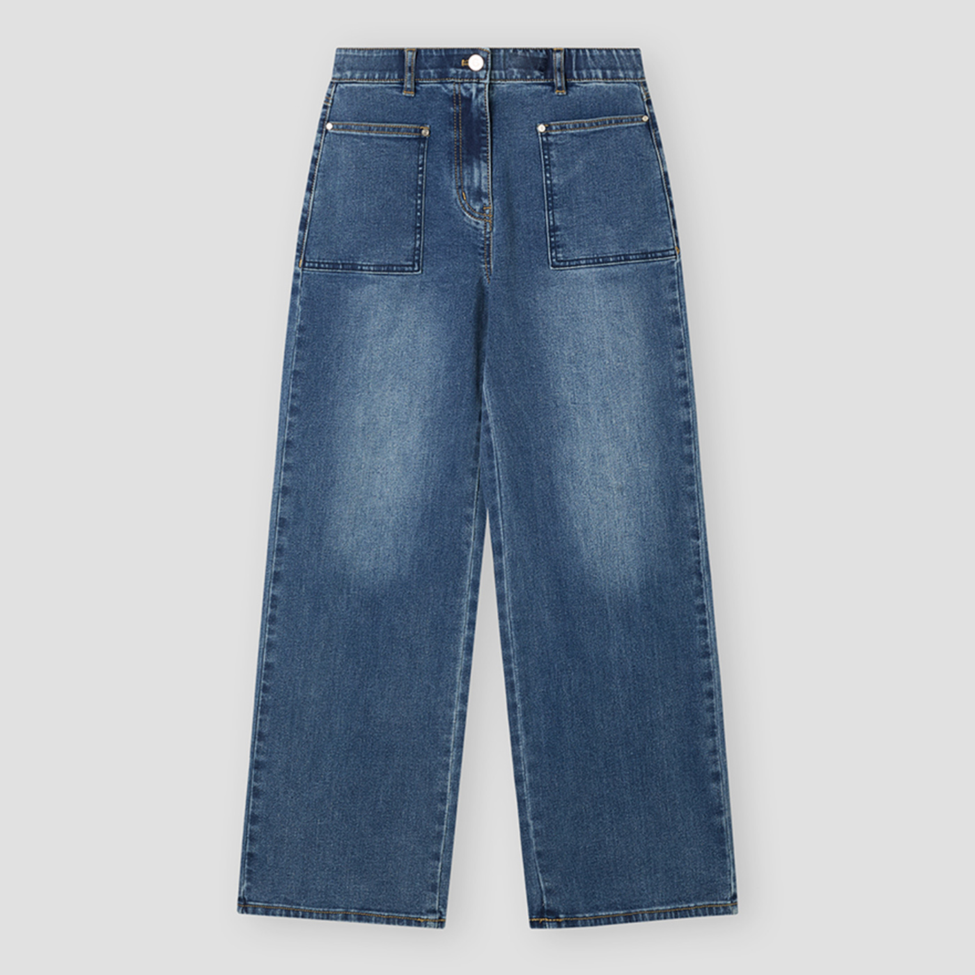 [클라비스] [스판데님] 포켓 와이드핏_CVTJG1202N