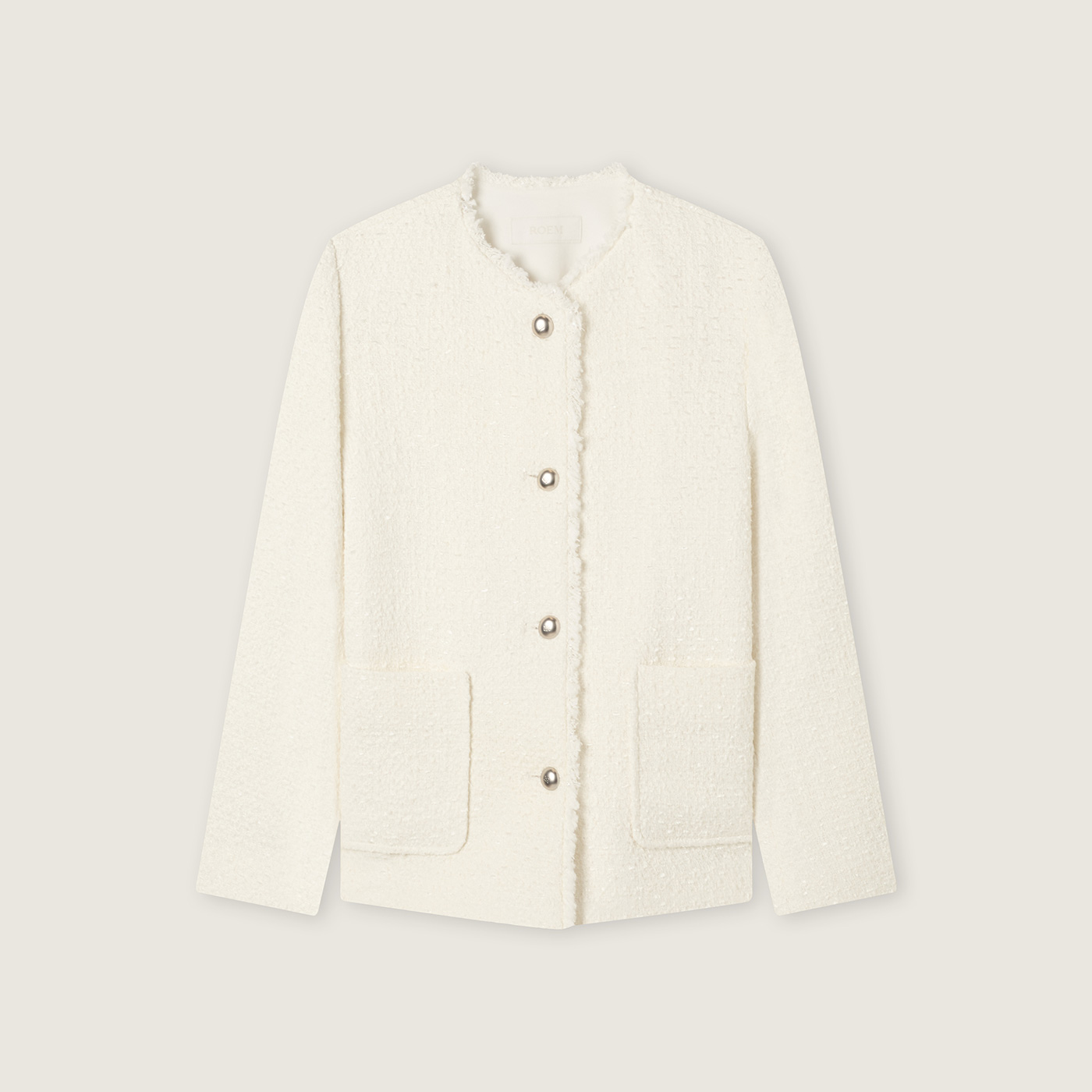 [온라인 단독] 로엠 미디 트위드 자켓 RMJKG12S11 [블랙 재입고, 3월 20일 순차배송]