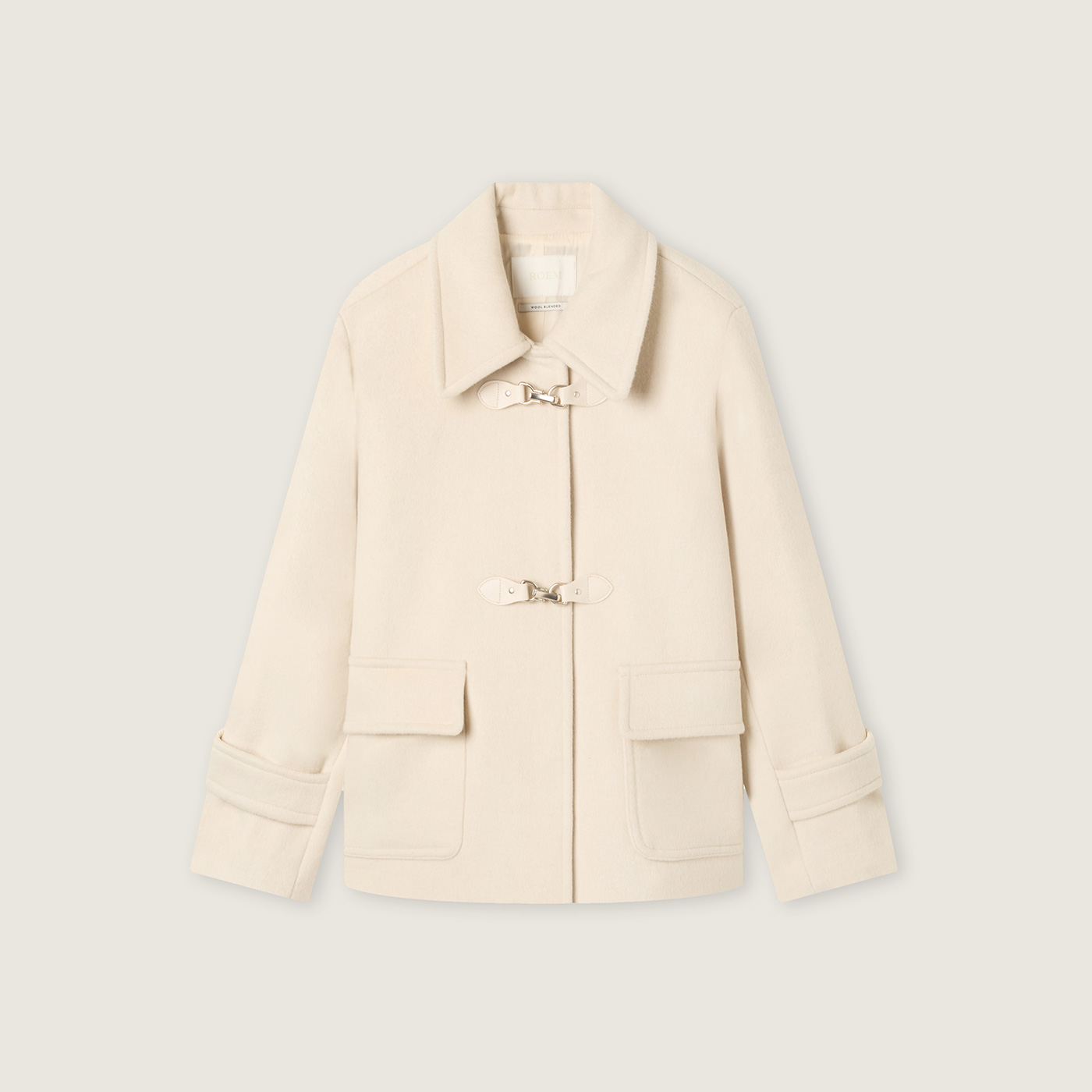 [온라인 단독] [N배송] 로엠 버클 미디 코트 RMJHG11R89