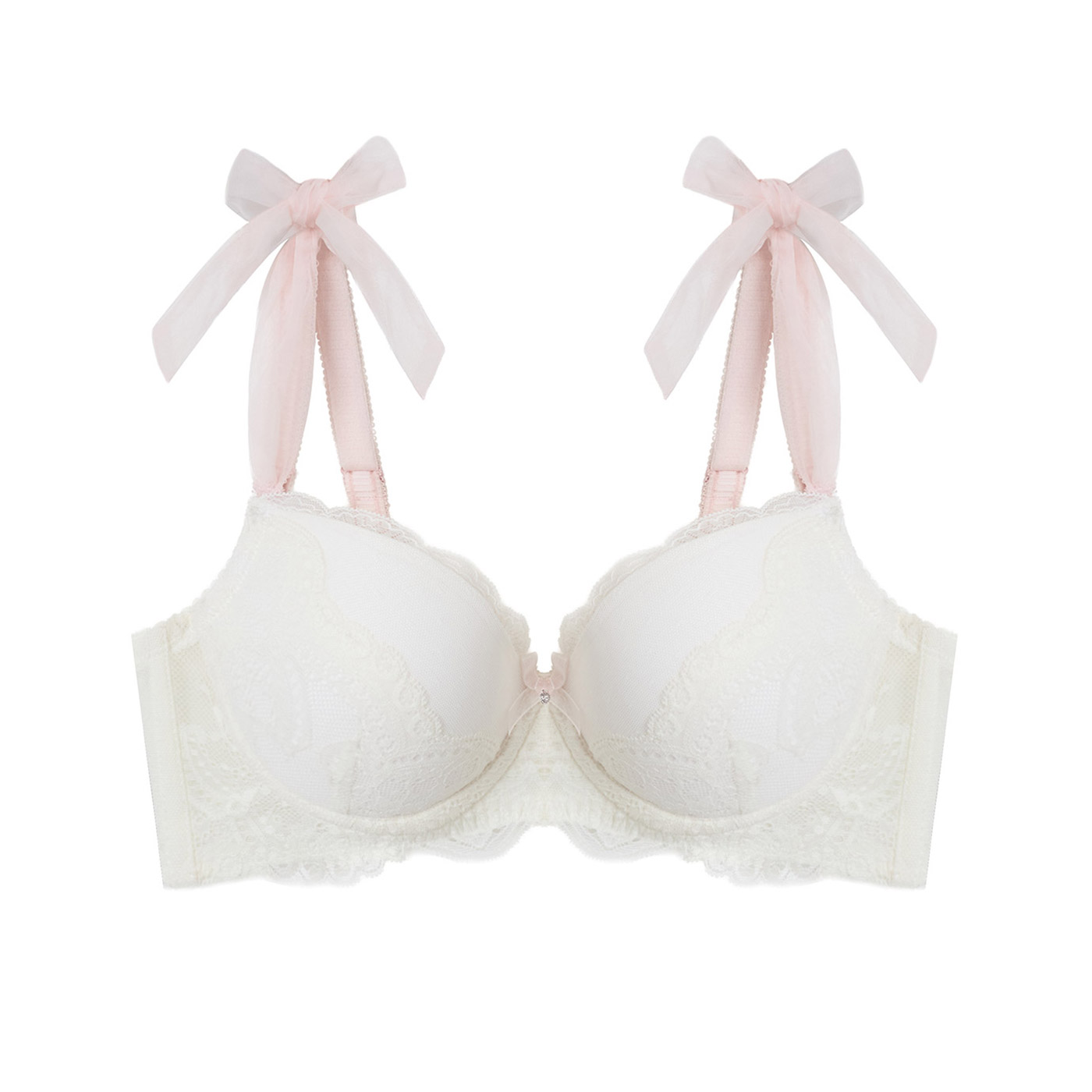 [N배송] 에블린 노와이어 발렌 블린 브라 팬티 세트