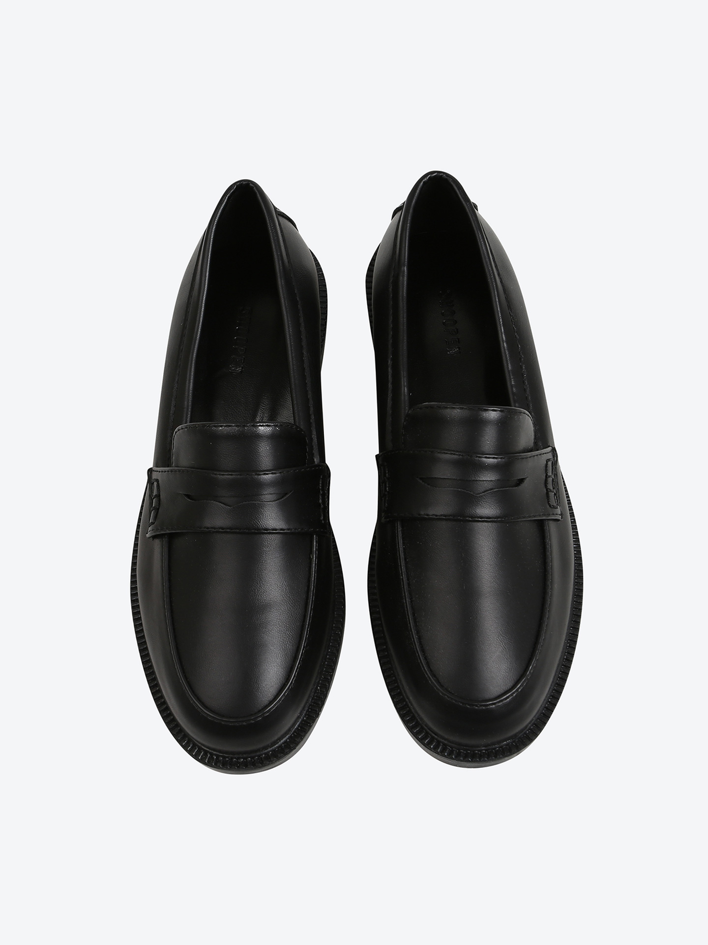 (4차 리오더) (출근/하객룩 추천)라운드토 클래식 페니로퍼 (3cm) HPWWCGA302