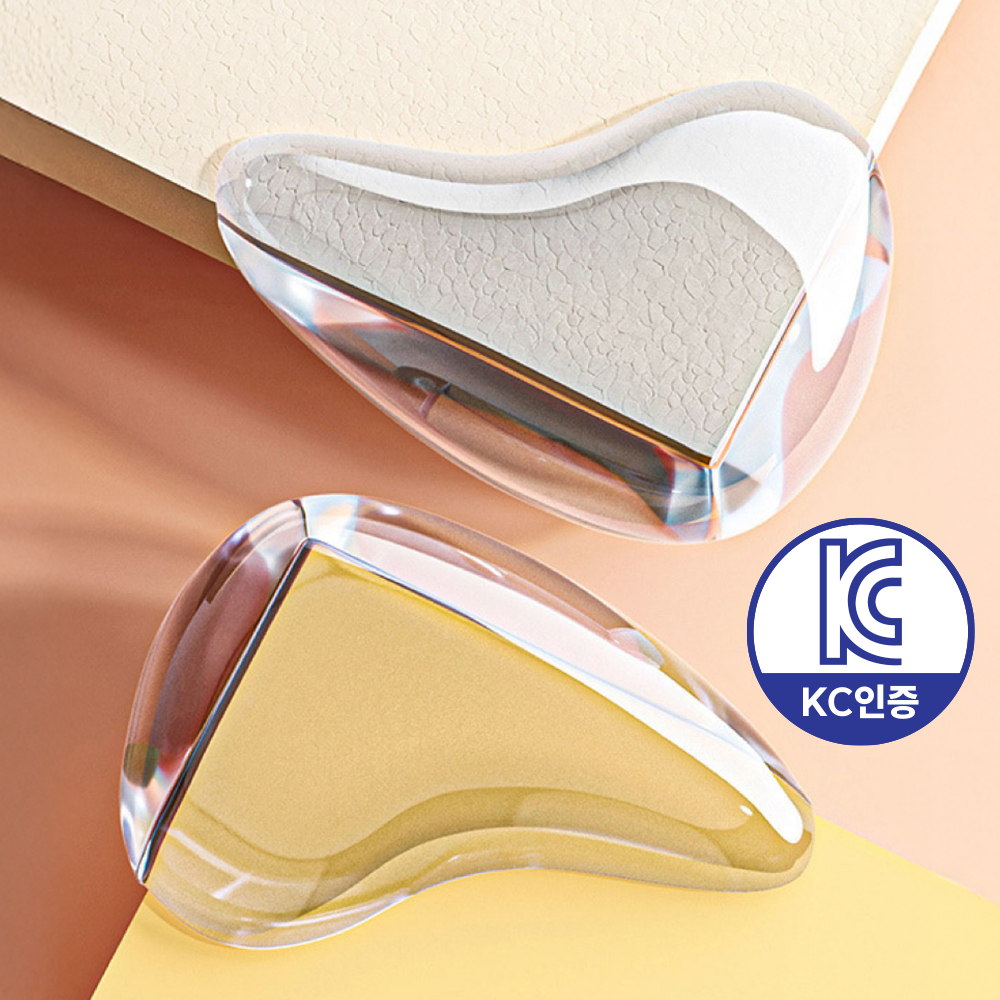 아텍스 아기 모서리 보호대 고급형 실리콘 코너 가드 물방울 12p