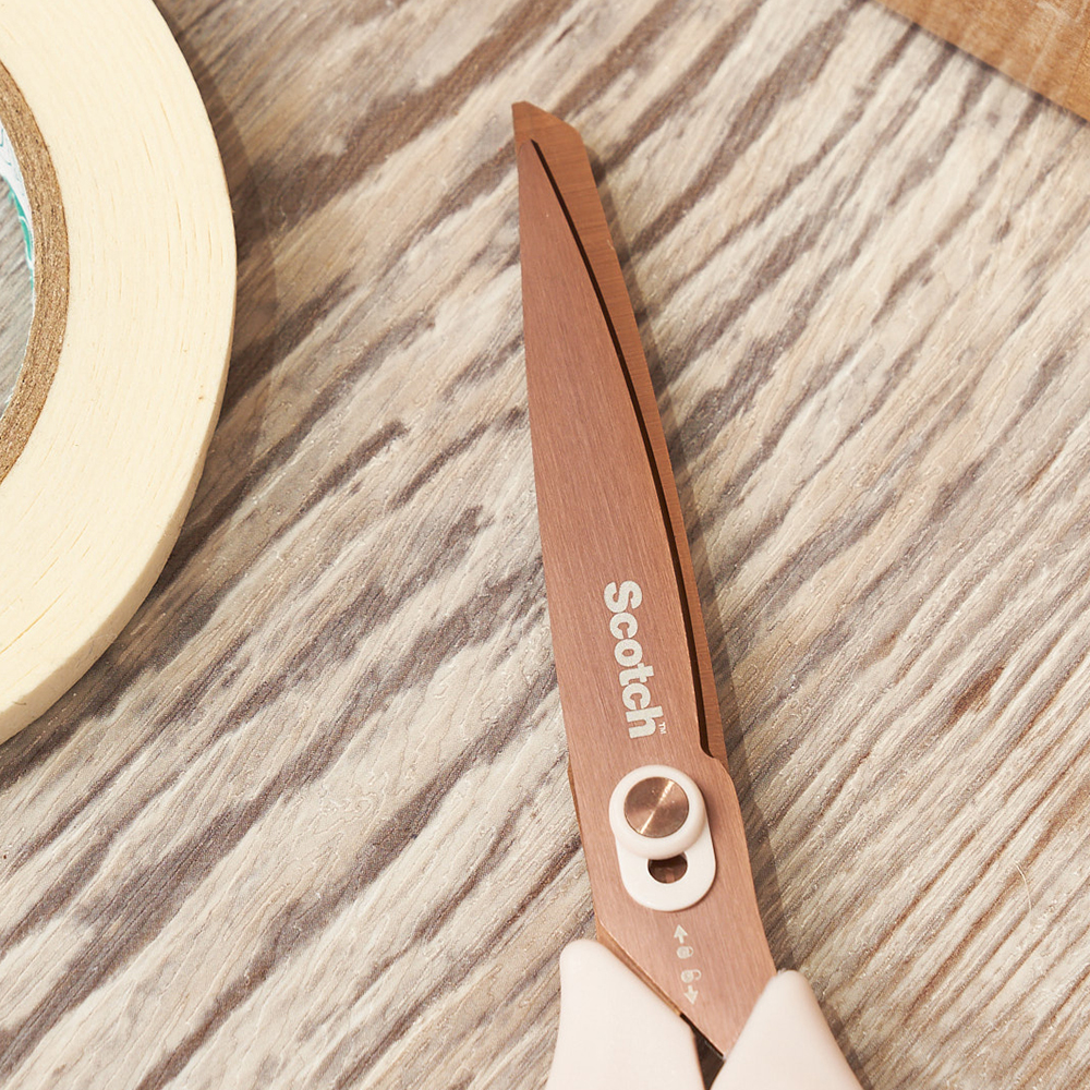 3M 스카치 티타늄 택배칼 언박싱 가위 1487-T 핑크 7인치 박스커터 박스칼