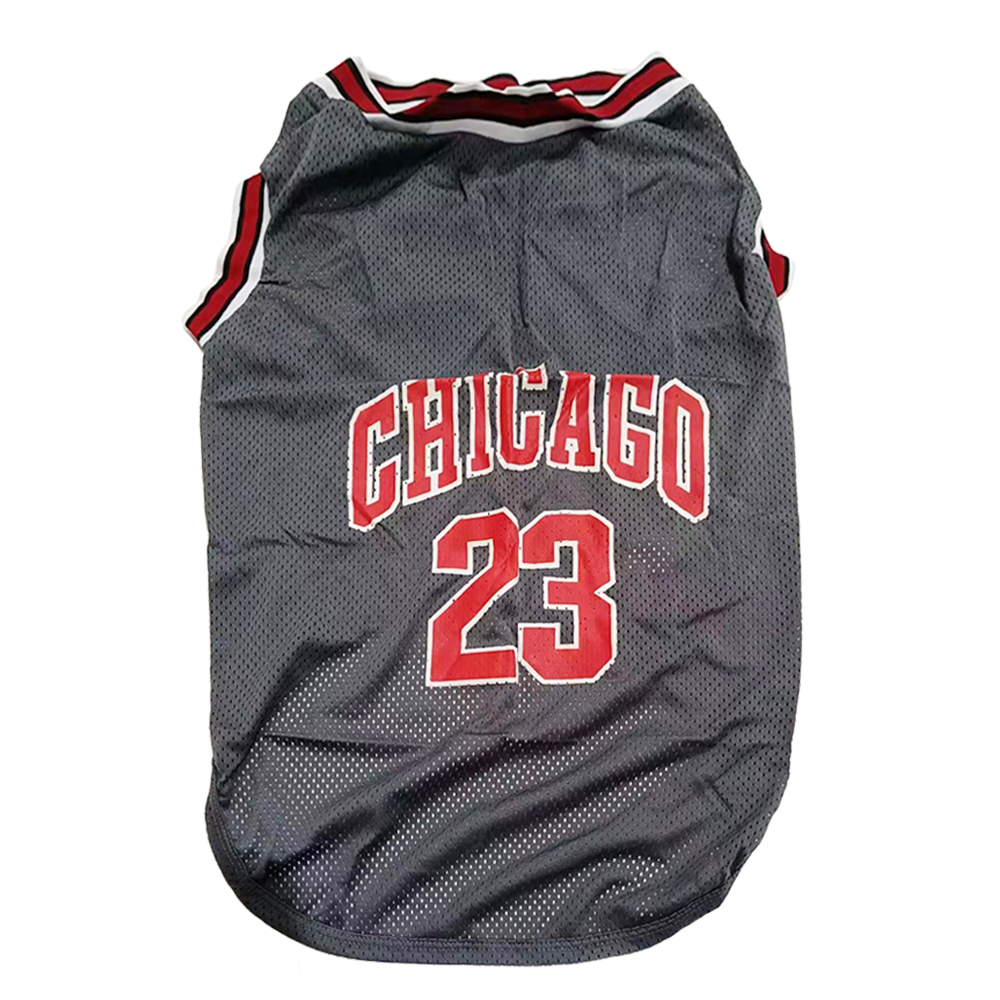 대형견옷 강아지여름옷 농구 나시 실내복 잠옷 중형견옷 레드