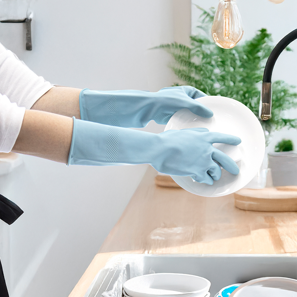 튼튼한 고무장갑 3+3팩(컬러 혼합/M,L)