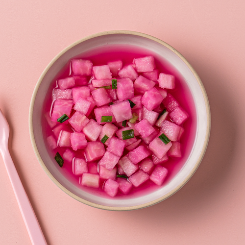돌 아기김치 아이 어린이 유아식 반찬 비트깍두기