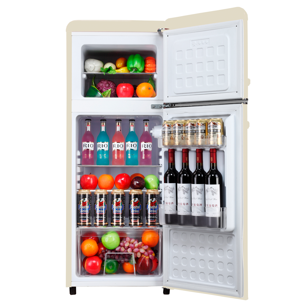 작고 귀여운 레트로 냉장고, 집안 분위기를 한층 더 살려보세요!