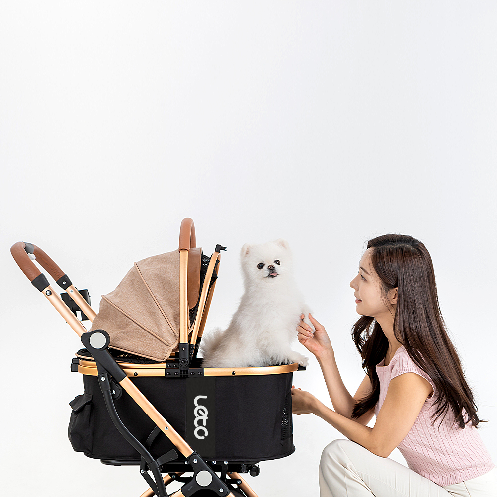 경량 퀵폴딩 강아지 고양이 유모차 반려동물 개모차