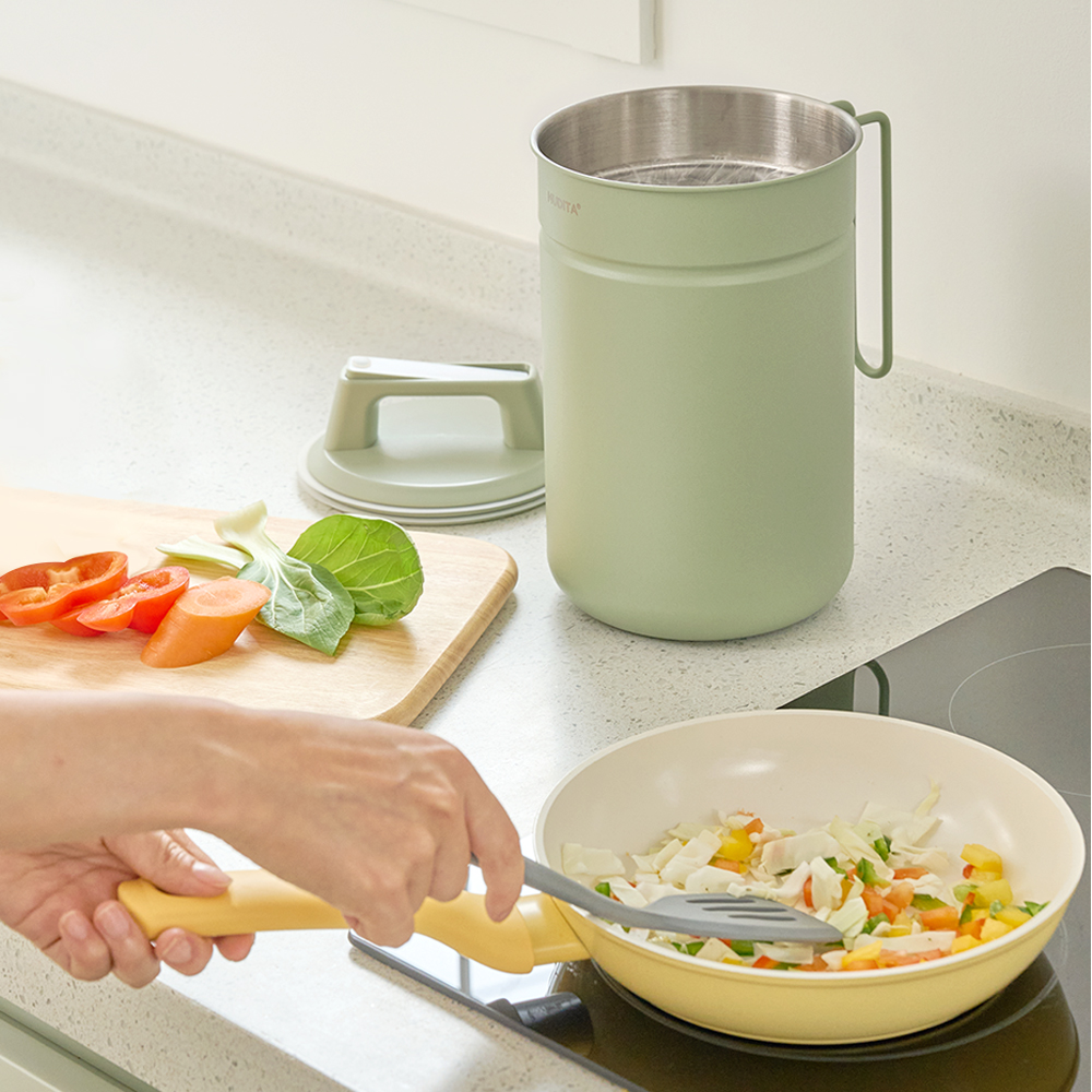 무디타 304 스텐 진공 음식물 쓰레기통 2.8L