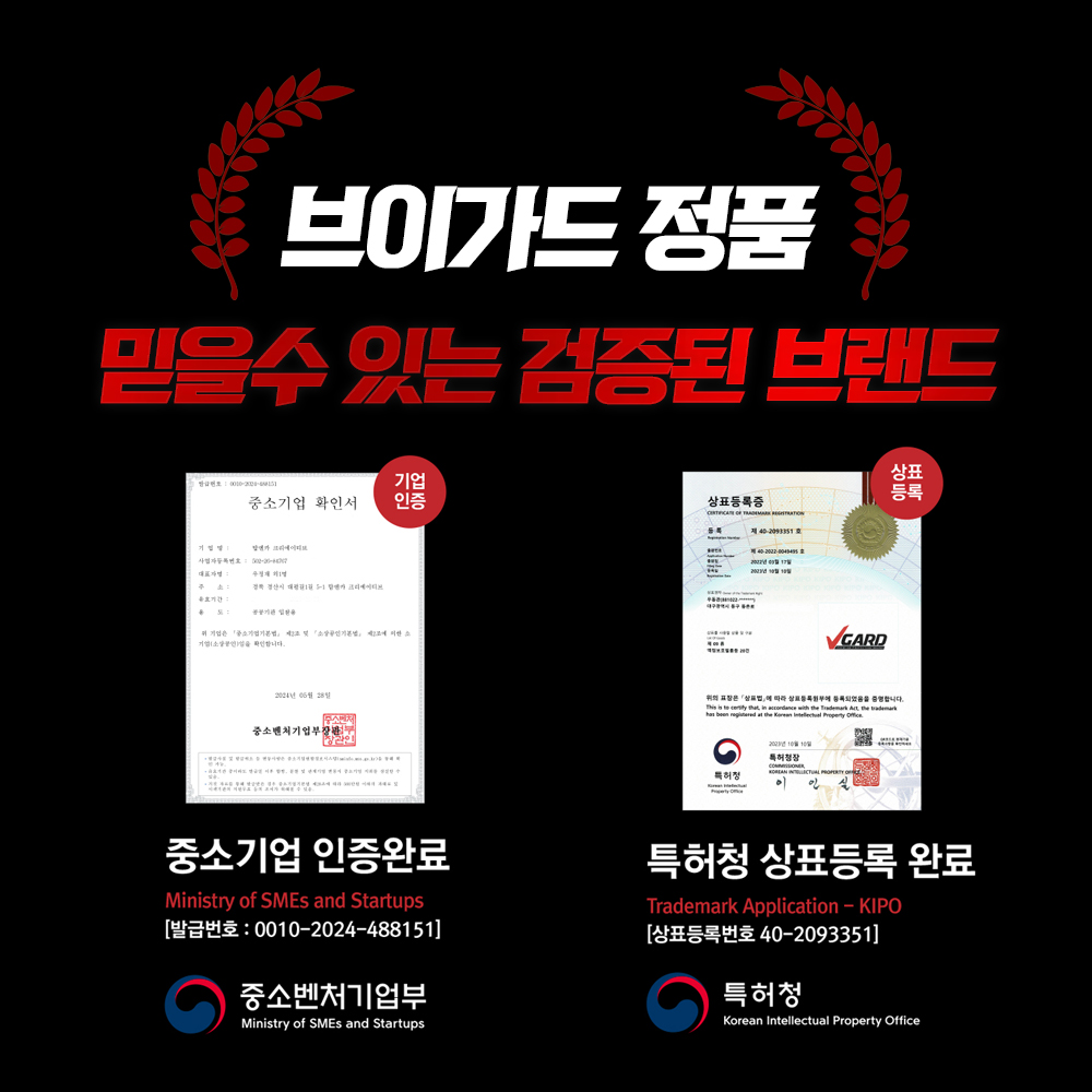 문콕방지 가드 도어가드 자동차 패드 자석형 M 사이즈 (운전석쪽) 브이가드